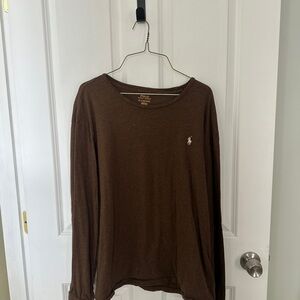 Ralph Lauren Chocolate Long Sleeve Top
